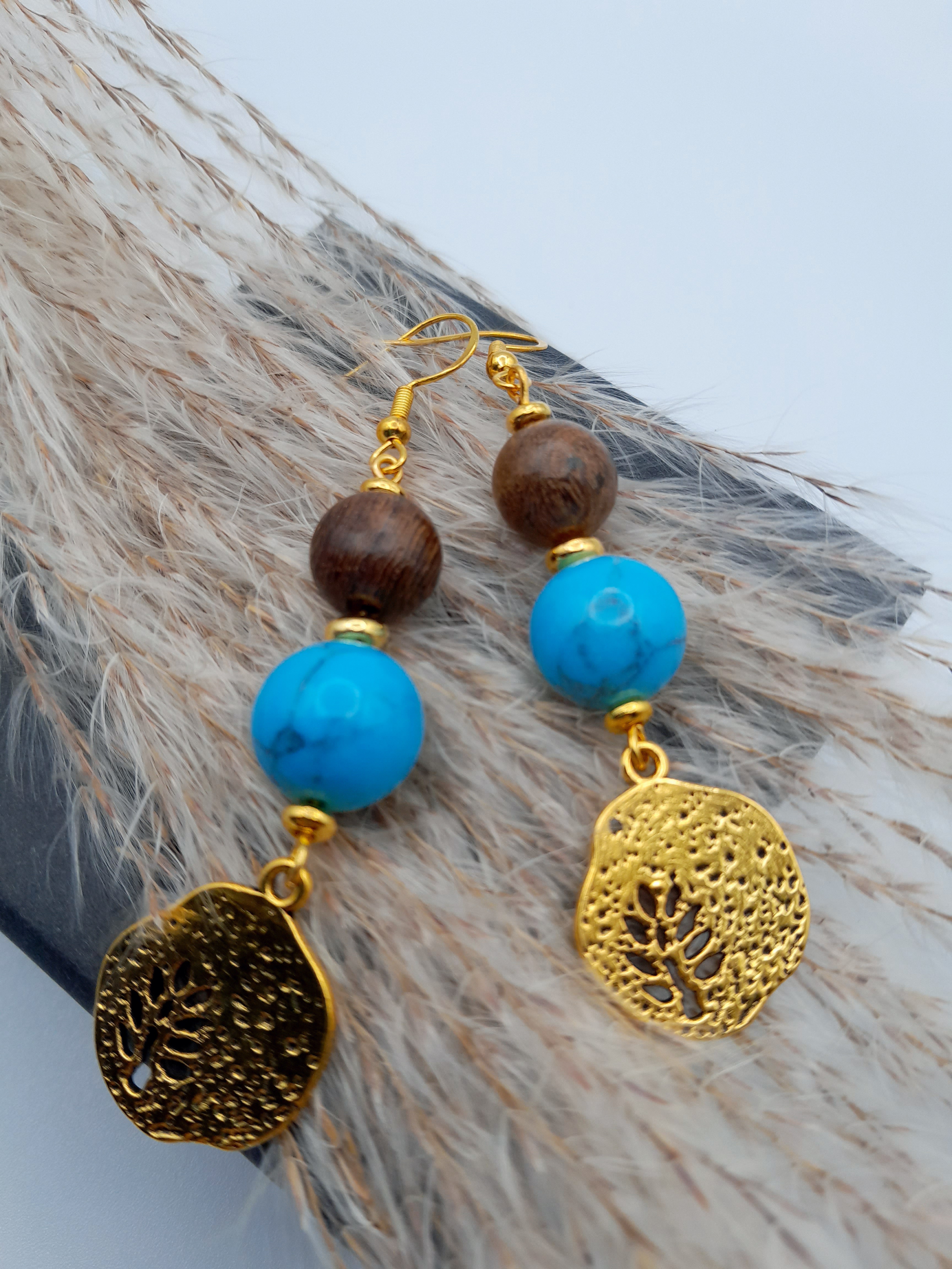 Ohrhaken mit Anhänger Baum Ohrhaken mit Anhänger Baum